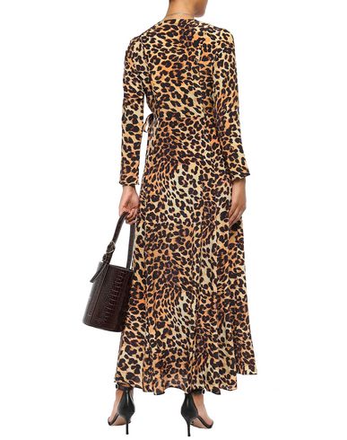 Woman Maxi dress Camel Size S/M Silk