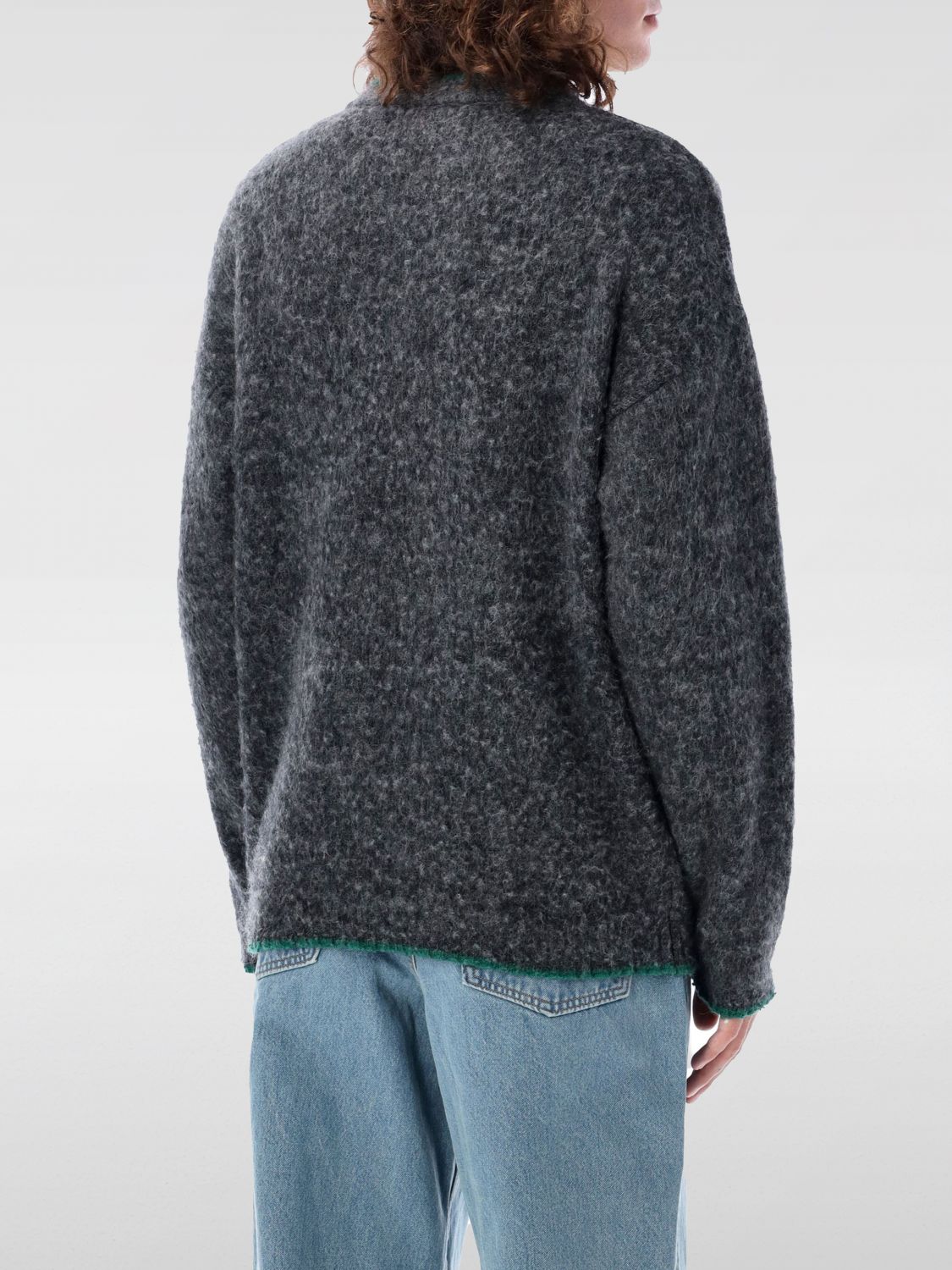 Pilling overwashed jumper - Grey