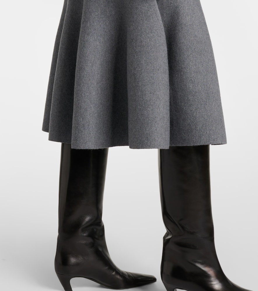 Odil knitted wool-blend midi skirt