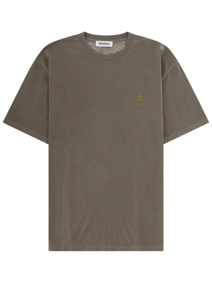 Grey Logo Crew Neck T-Shirt