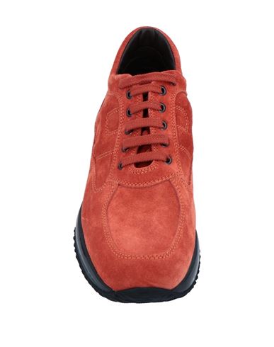 Interactive Man Sneakers Rust Size 6.5 Leather