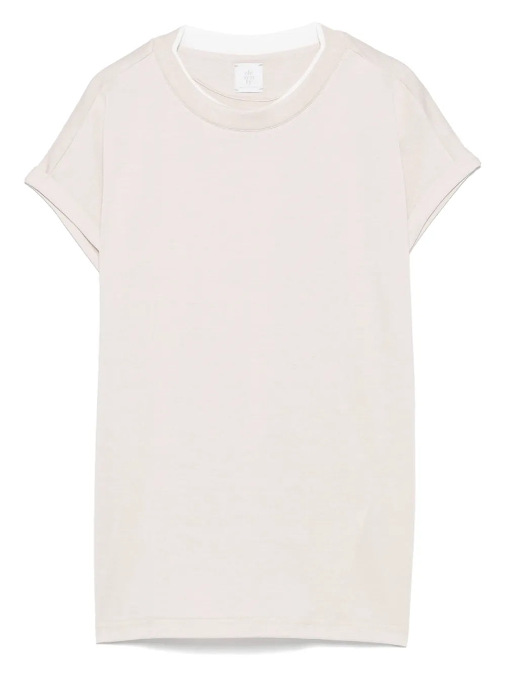 Cotton T-Shirt — Cream