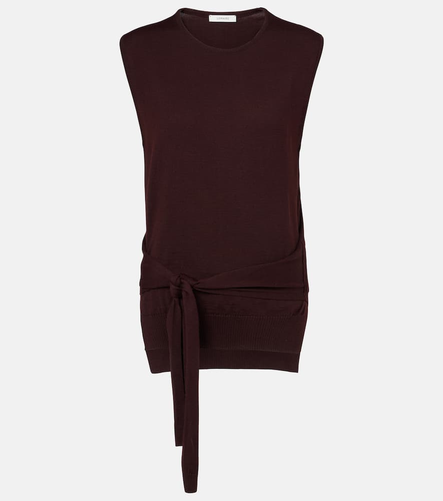 Wool-blend top