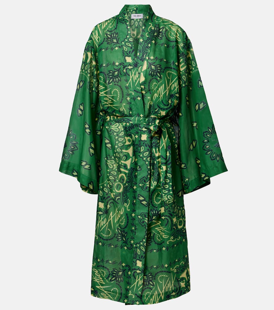 Bandana cotton muslin kaftan