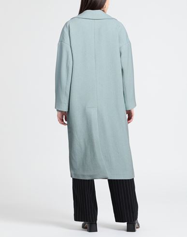 Woman Coat Sky blue Size 6 Wool, Polyester, Polyamide