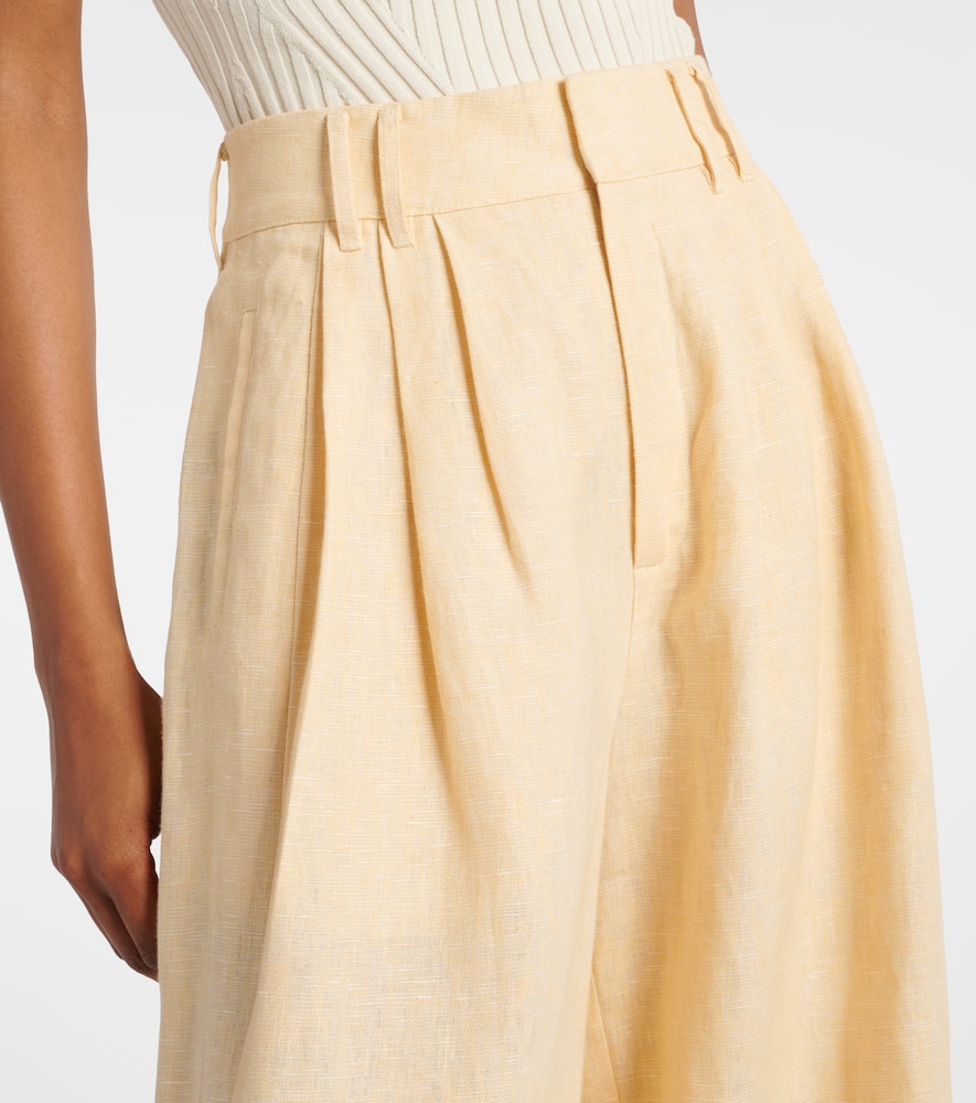 Parker high-rise wide-leg pants