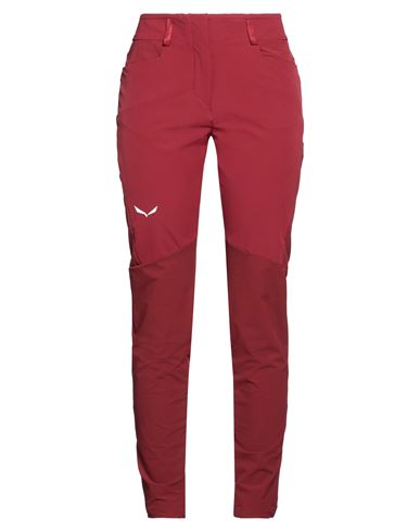 Agner Woman Pants Brick Size 10 Recycled polyamide, Polyester, Elastane