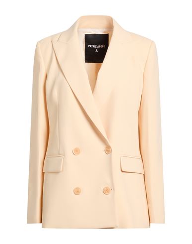 Woman Blazer Beige Size 8 Polyester, Elastane