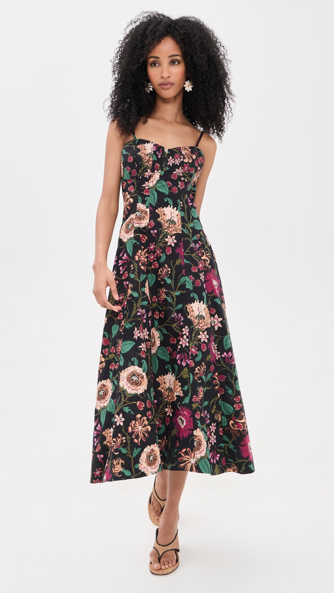 Fiora Cotton Dress Dahlia