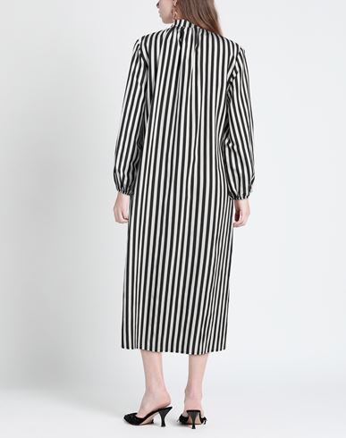 Woman Midi dress Black Size 10 Viscose
