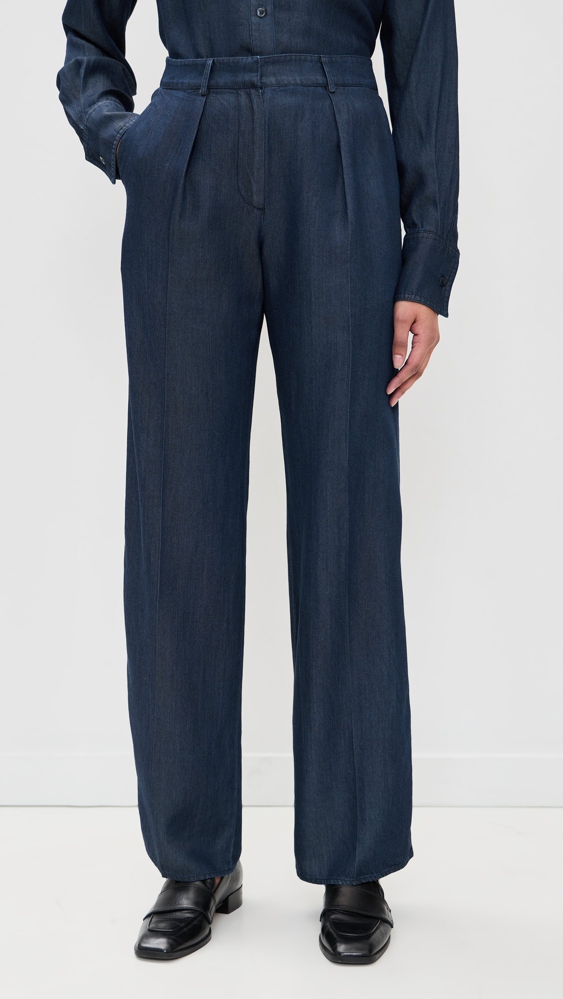 Garment Dyed Chino Pants Indigo