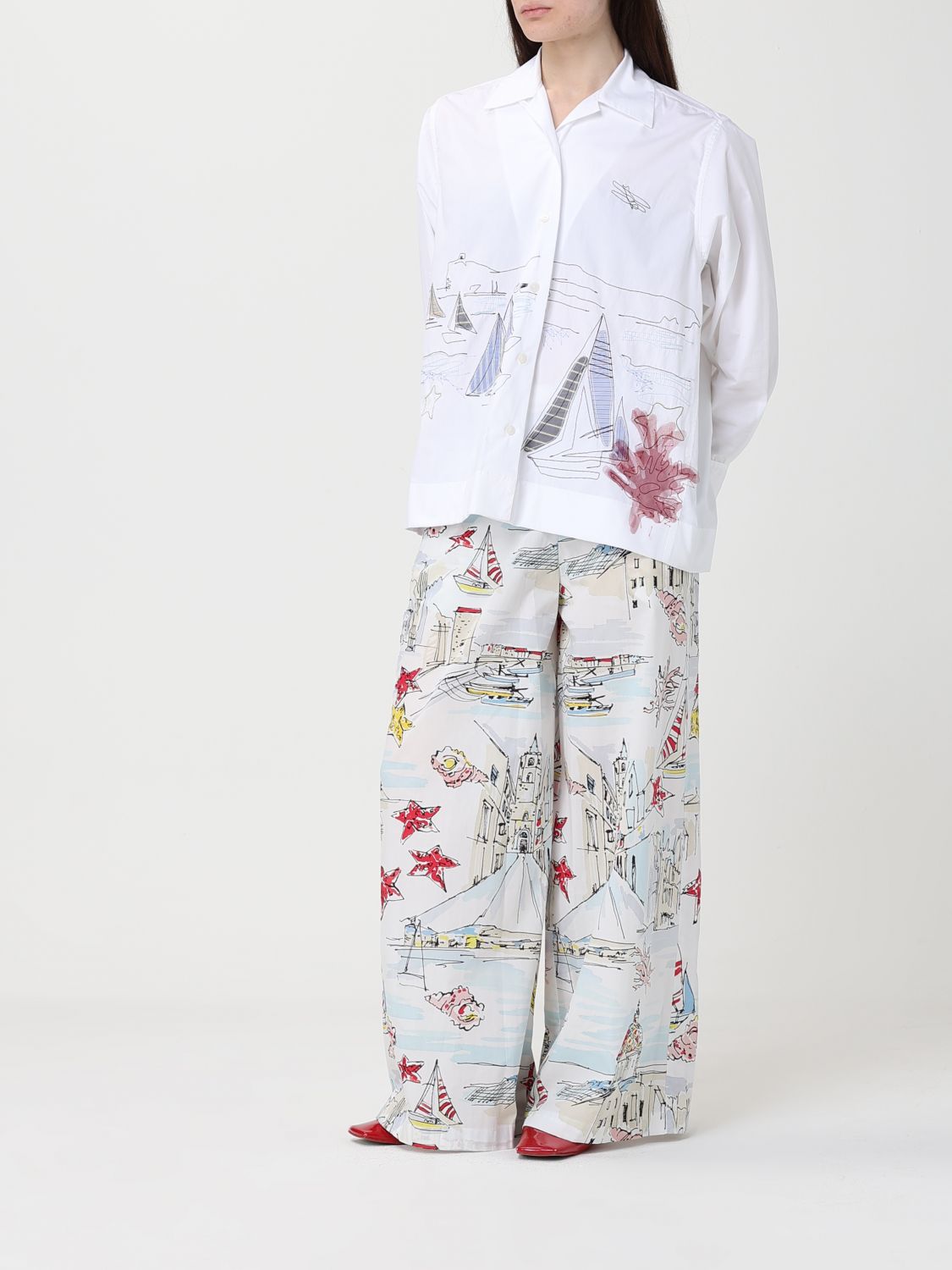Pants Woman color White