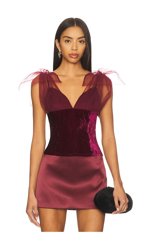 LPA Emery Top in Black & Tan - Black. XL also in L, M, S