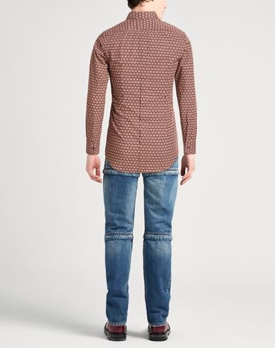 Man Shirt Brick Size 15 Cotton
