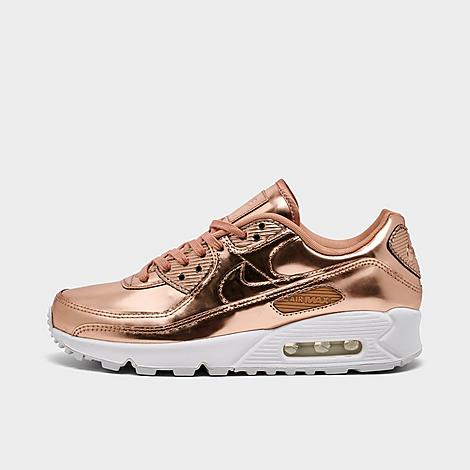 Women's Air Max 90 SP Casual Shoes in Rose Gold/Rose Gold/Metallic Red Bronze