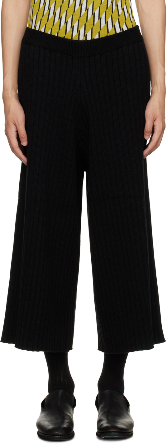ZANKOV Black Three-Pocket Trousers