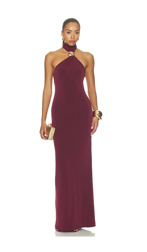 Lovers and Friends Beila Maxi Dress in Wine. XL. Also in