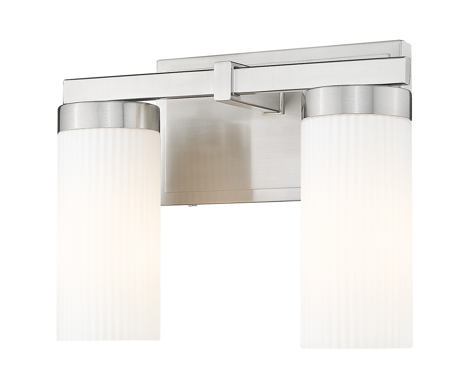 Brushed Nickel Bathroom Vanity Light from the Danica Collection