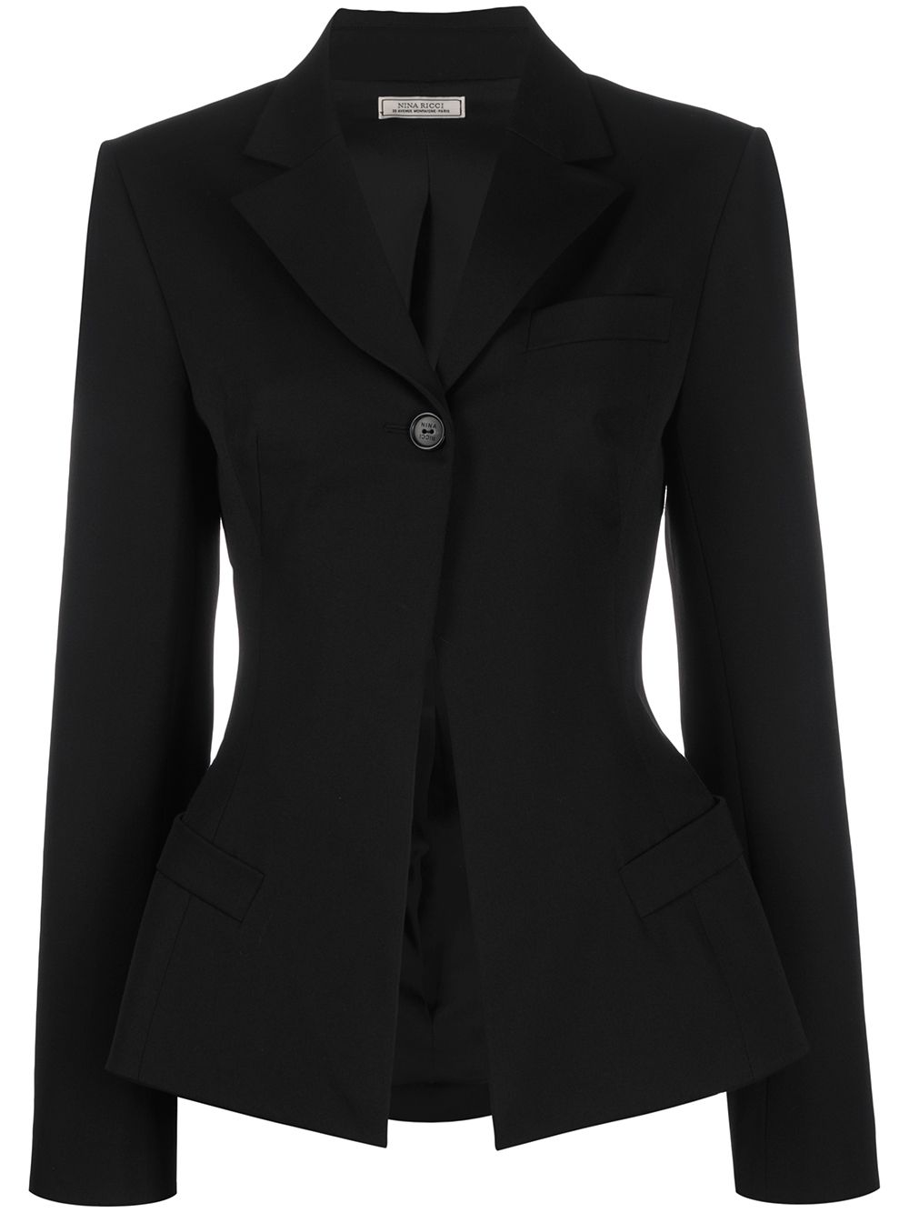 Structured blazer - Black