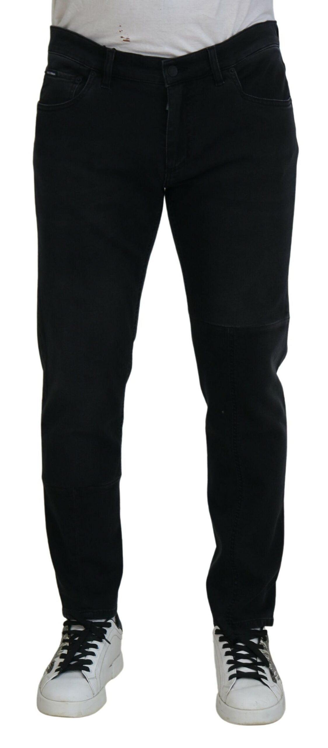 Skinny Denim Jeans — Black