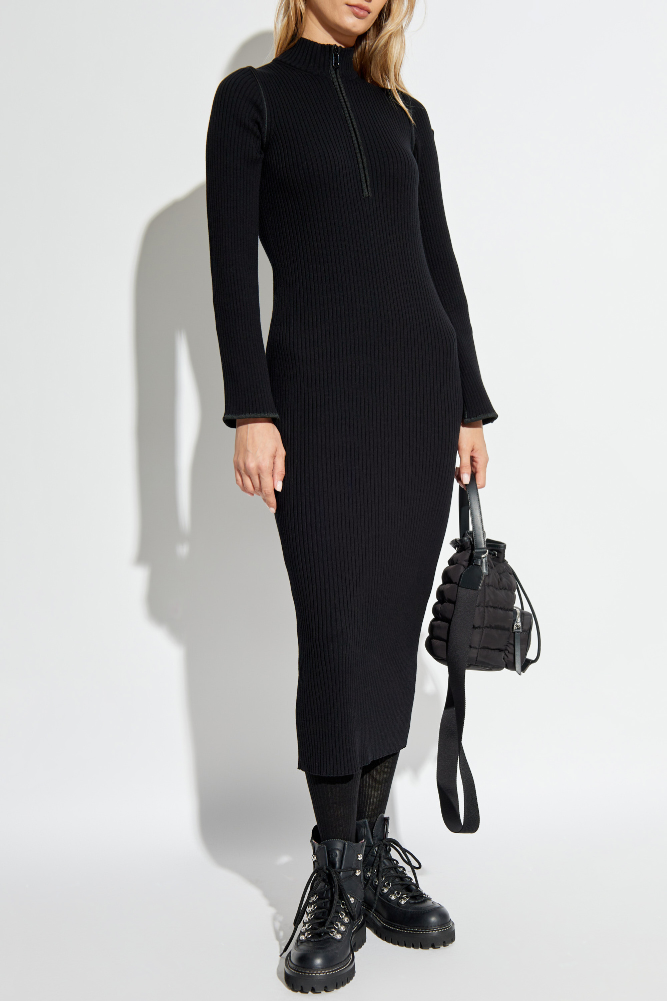 Dress Tricot, Women's, Black