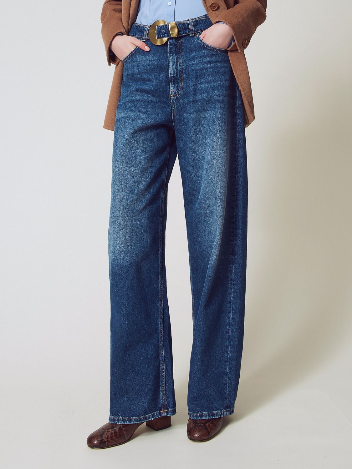 Jeans Woman color Denim