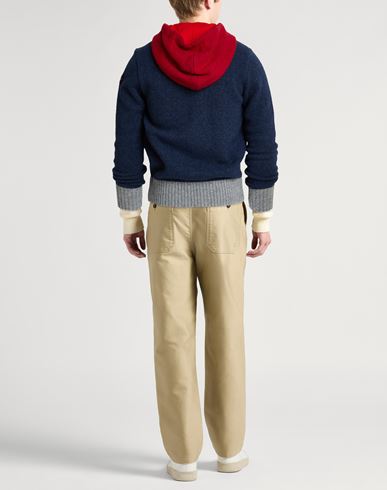 Man Cardigan Blue Size M Wool, Nylon