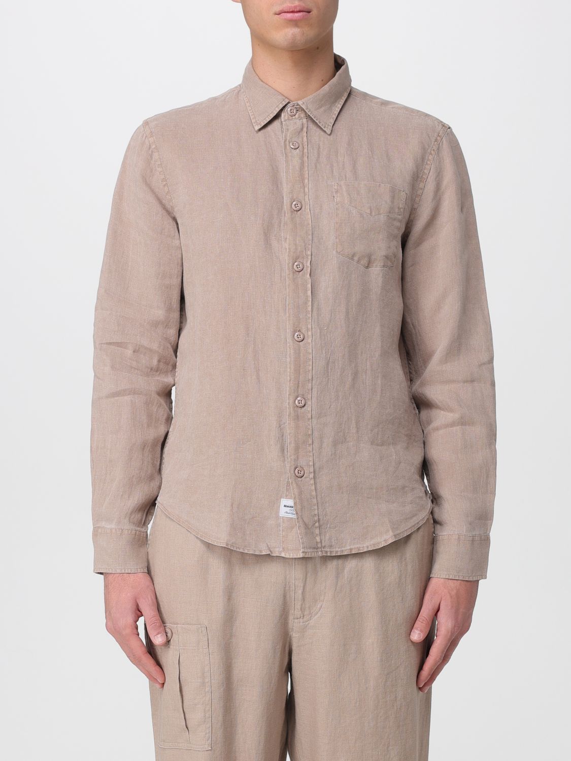 Shirt Men color Beige