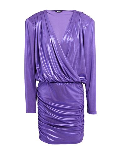 Woman Mini dress Purple Size 0 Polyester, Elastane