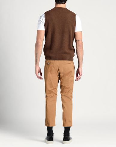 Man Pants Brown Size 31 Cotton, Elastane