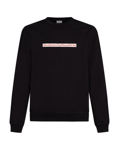 Stockholm (surfboard) Club Man Sweatshirt Black Size M Cotton, Recycled cotton
