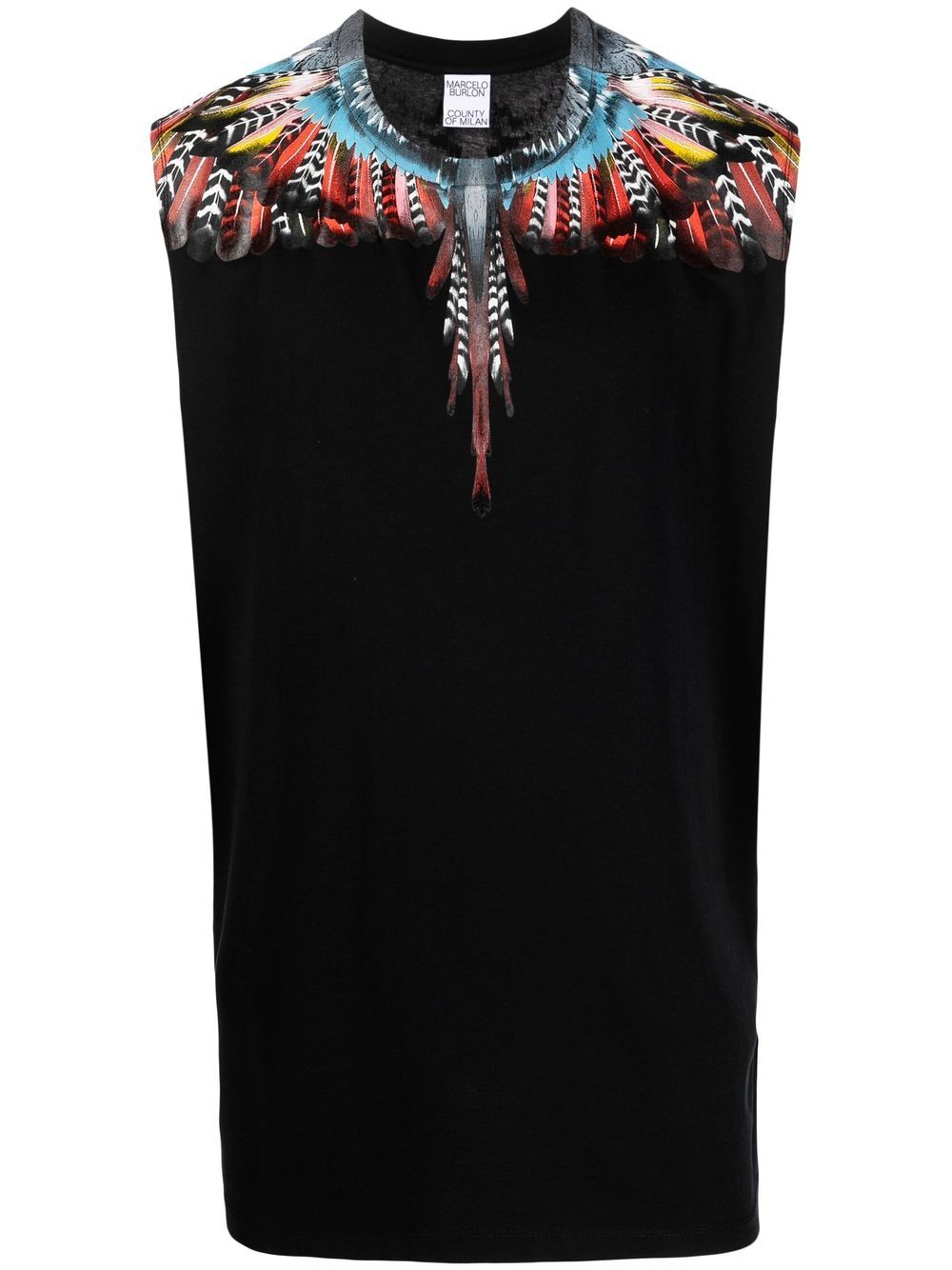 Grizzly Wings sleeveless T-shirt - Black