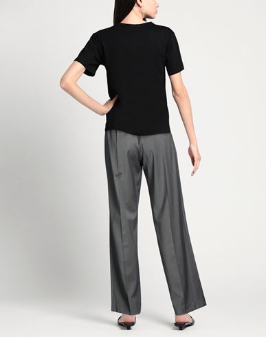 Woman Pants Grey Size 6 Polyester, Virgin Wool, Elastane