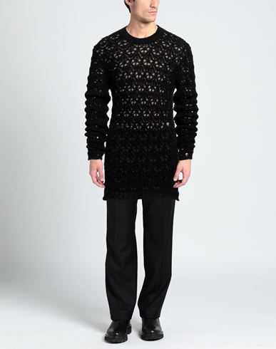 Man Sweater Black Size 44 Virgin Wool