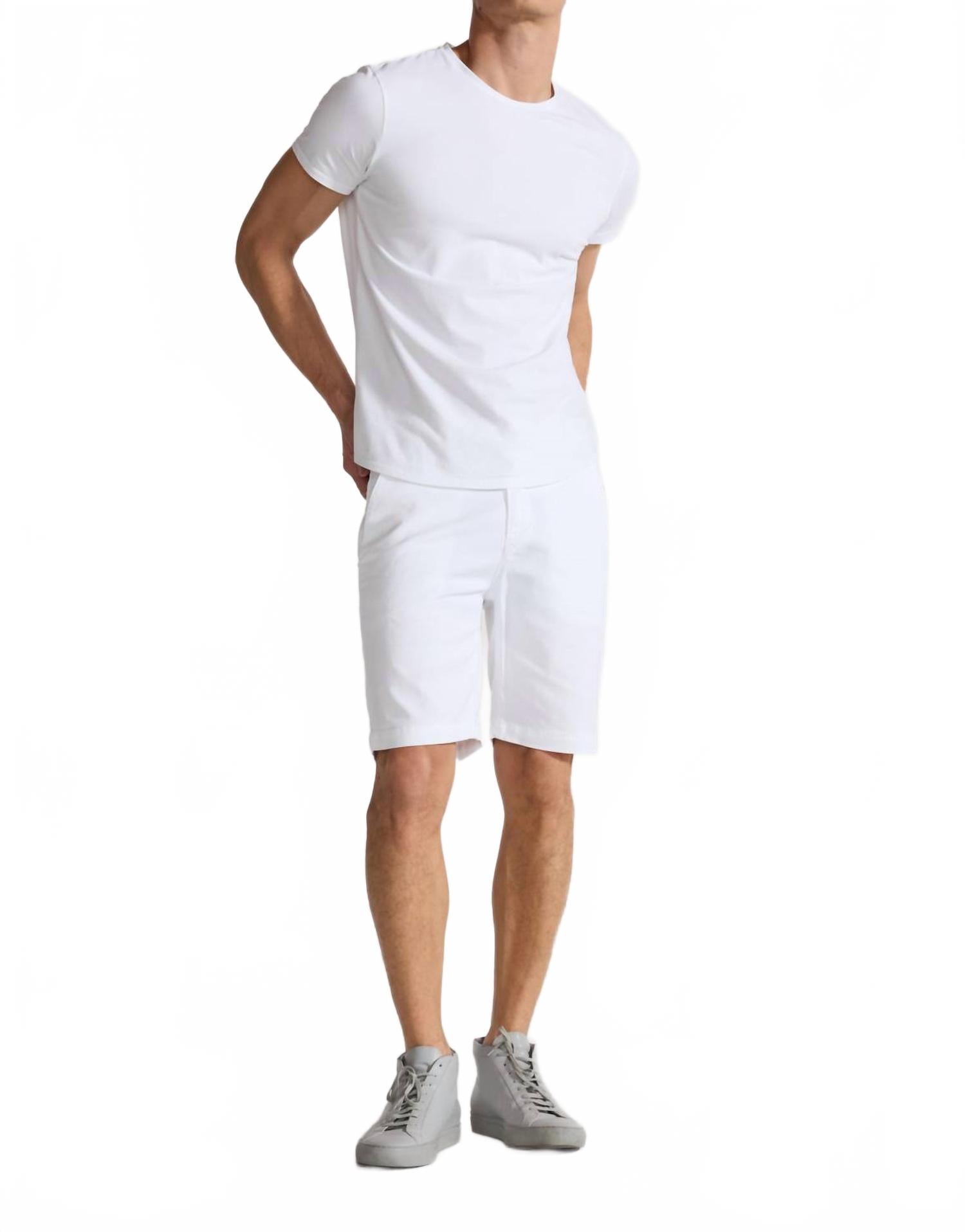 Cruise Slim Shorts In Blanc