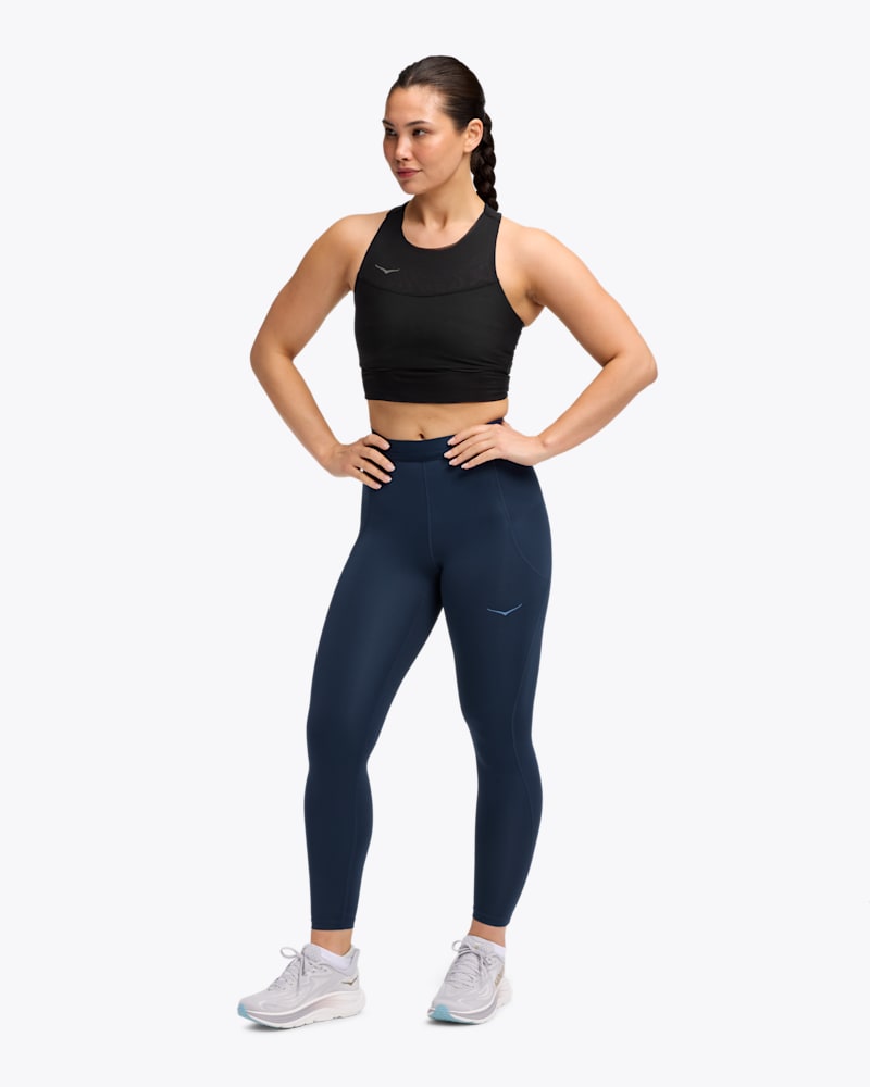 HOKA Women's Novafly Run Tights 25" in Midnight Blue