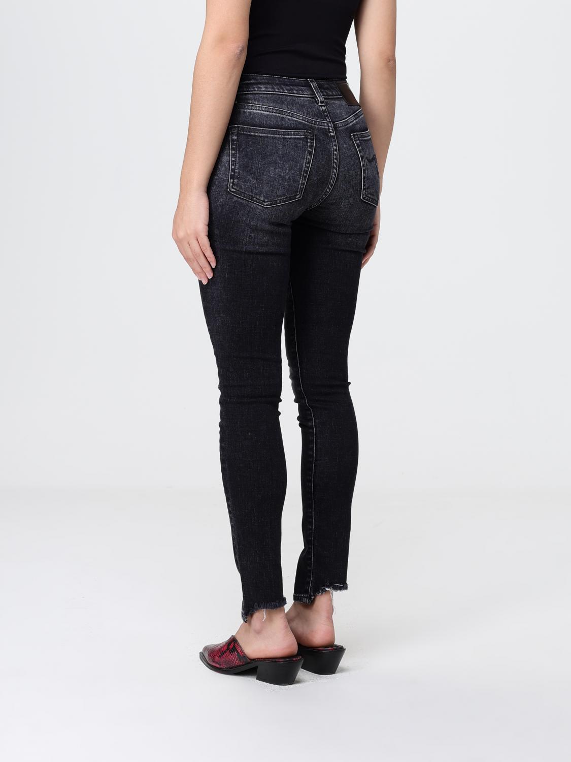 Jeans Woman color Black
