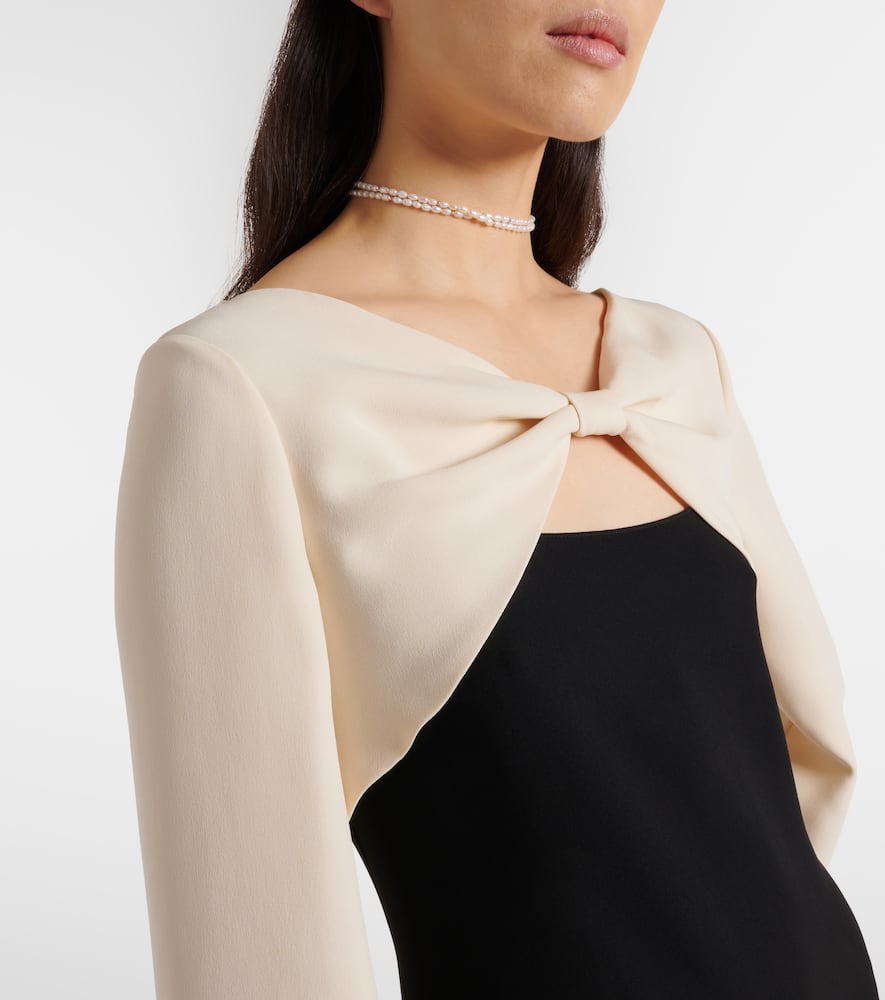 Silk gown