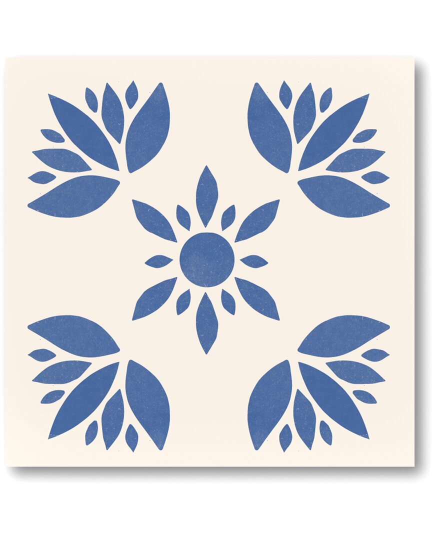 A Trip To Greece Tile Canvas Wall Art