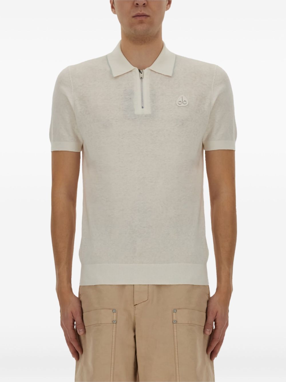Short-sleeve polo shirt - White