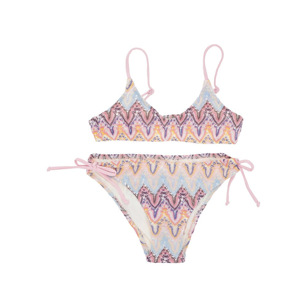 SAINT BARTH Raschel fabric 'Paloma' bikini Kids 16Y