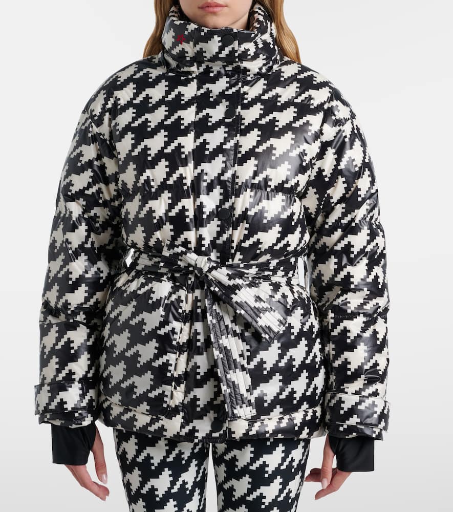 Polar belted ski jacket
