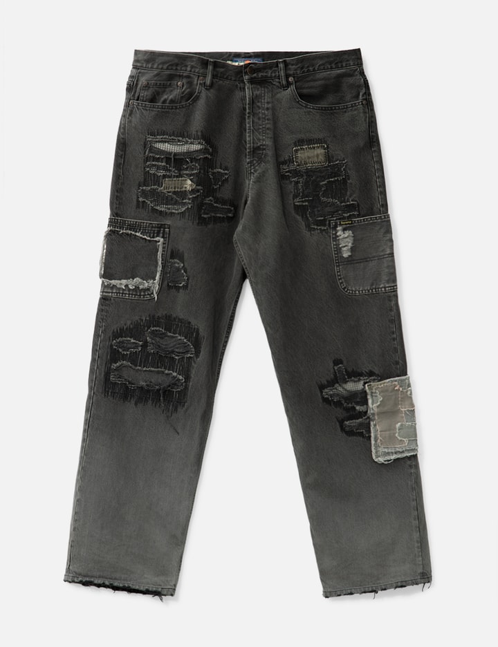 Blackmeans Patchwork Denim Jeans