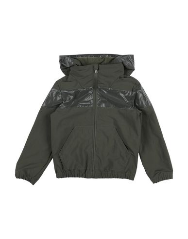 Kid Boy Jacket Military green Size 10 Polyester, Polyamide, Polyurethane