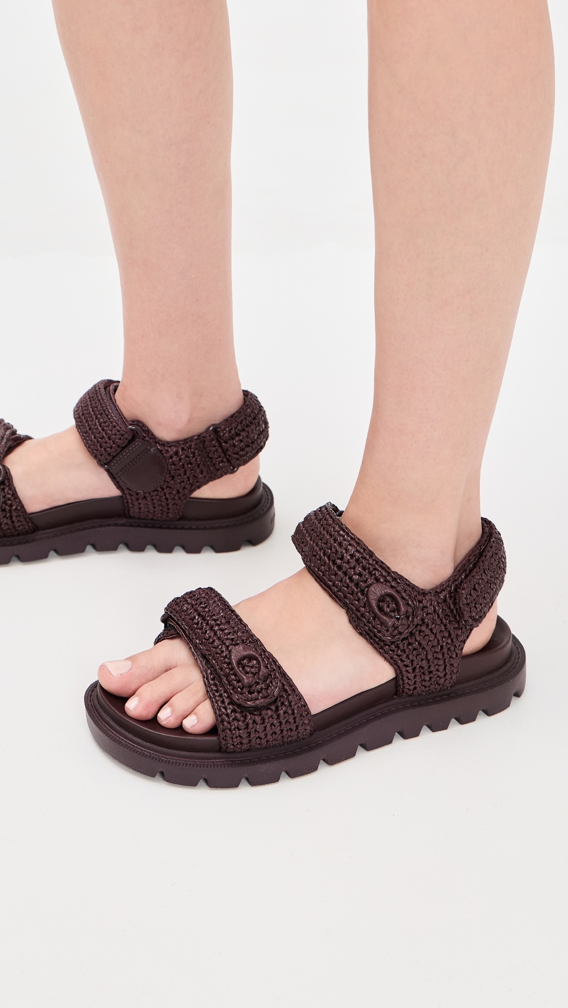 Brynn Sandals Maple Raffia