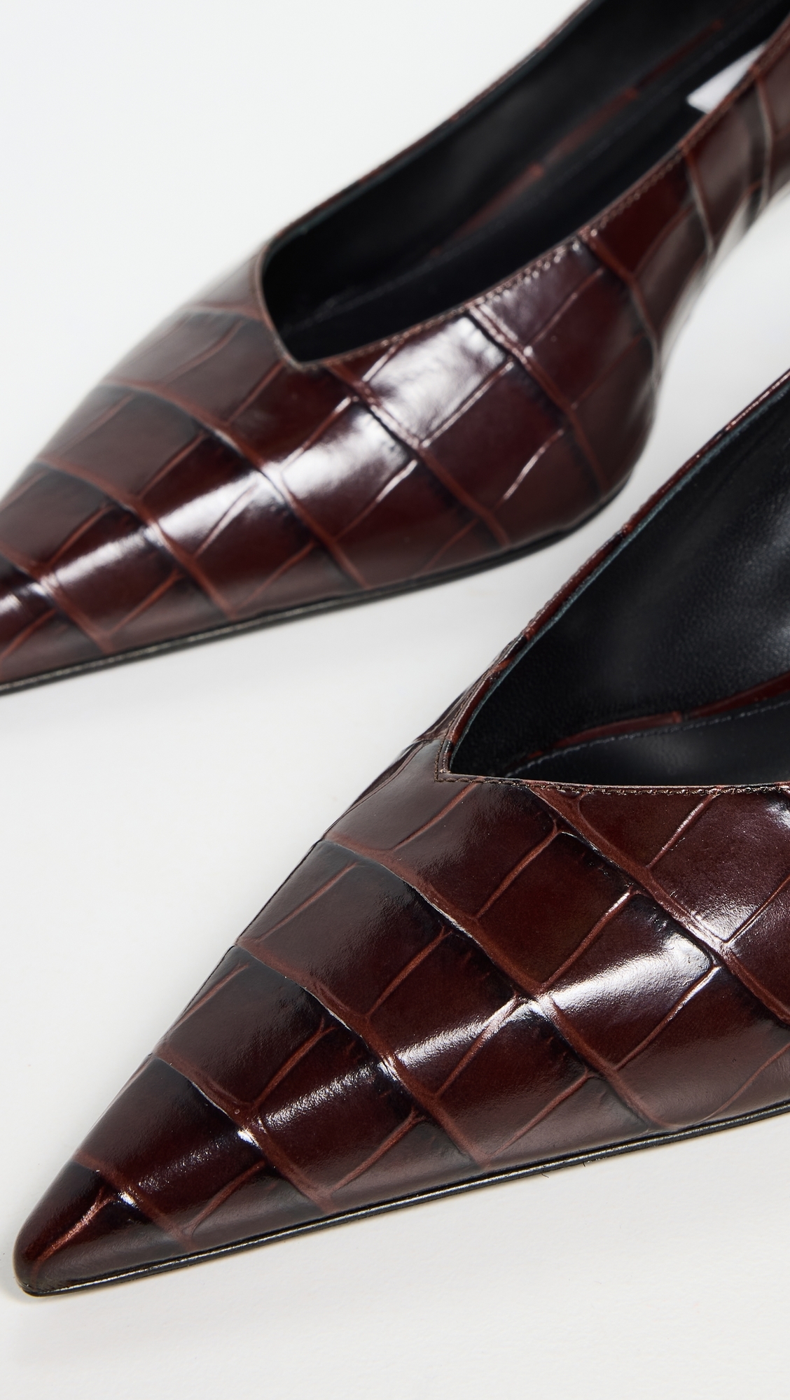 Croc Pumps Printed Croc Ebony