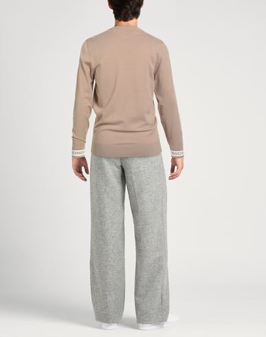 Man Sweater Beige Size L Viscose, Polyester, Nylon