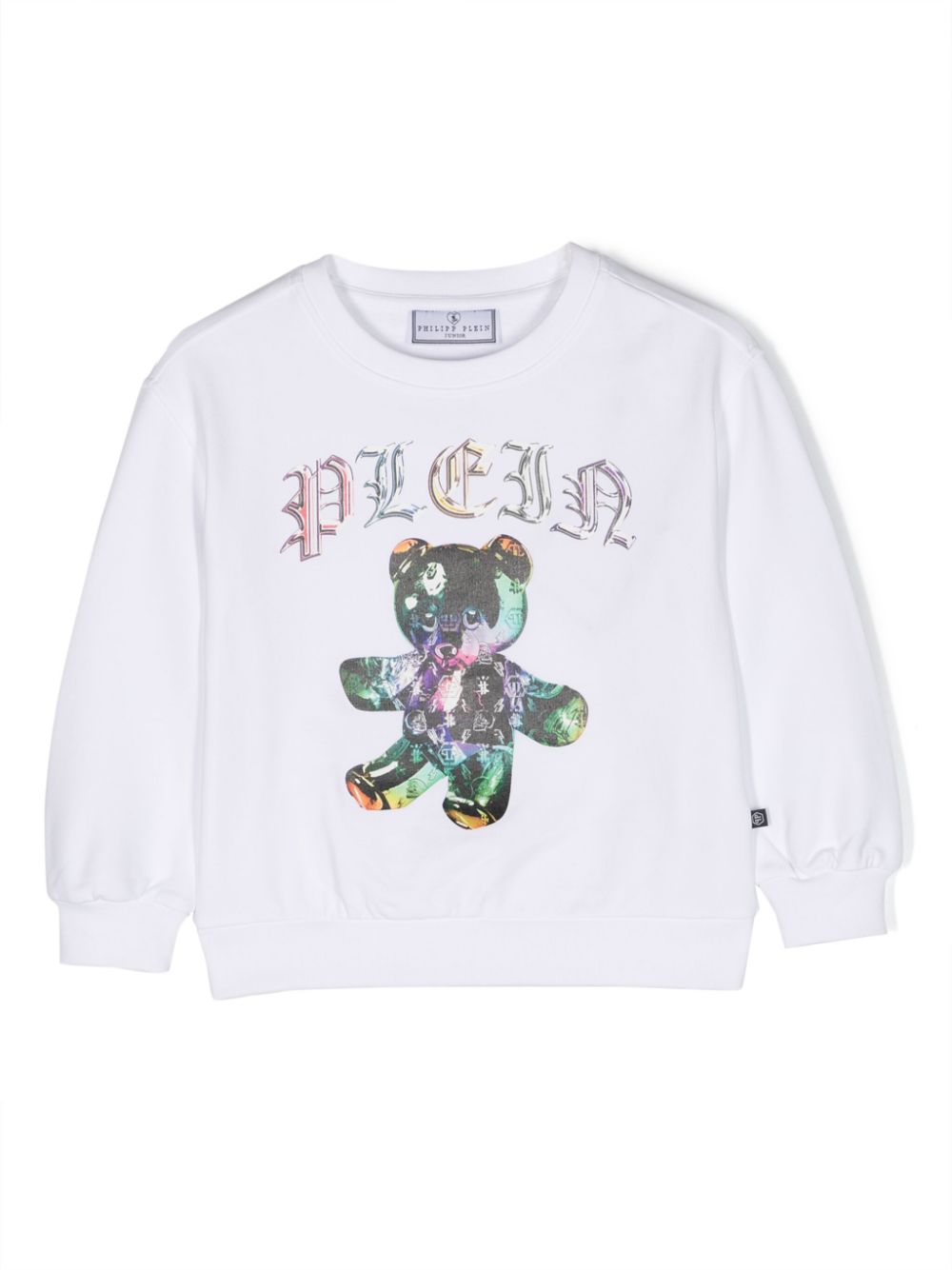 Logo-print cotton sweatshirt - White