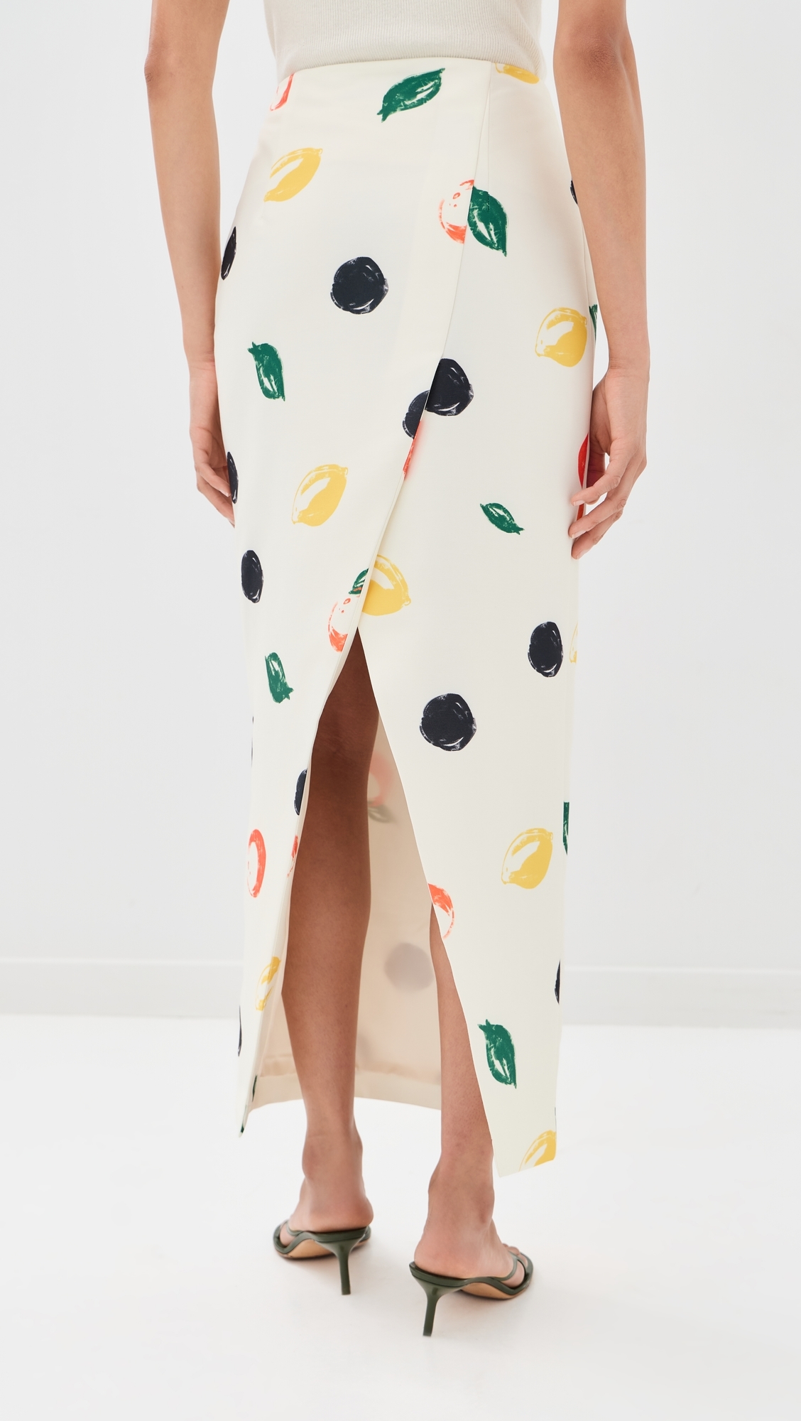 Quinn Maxi Skirt Citrus Spots