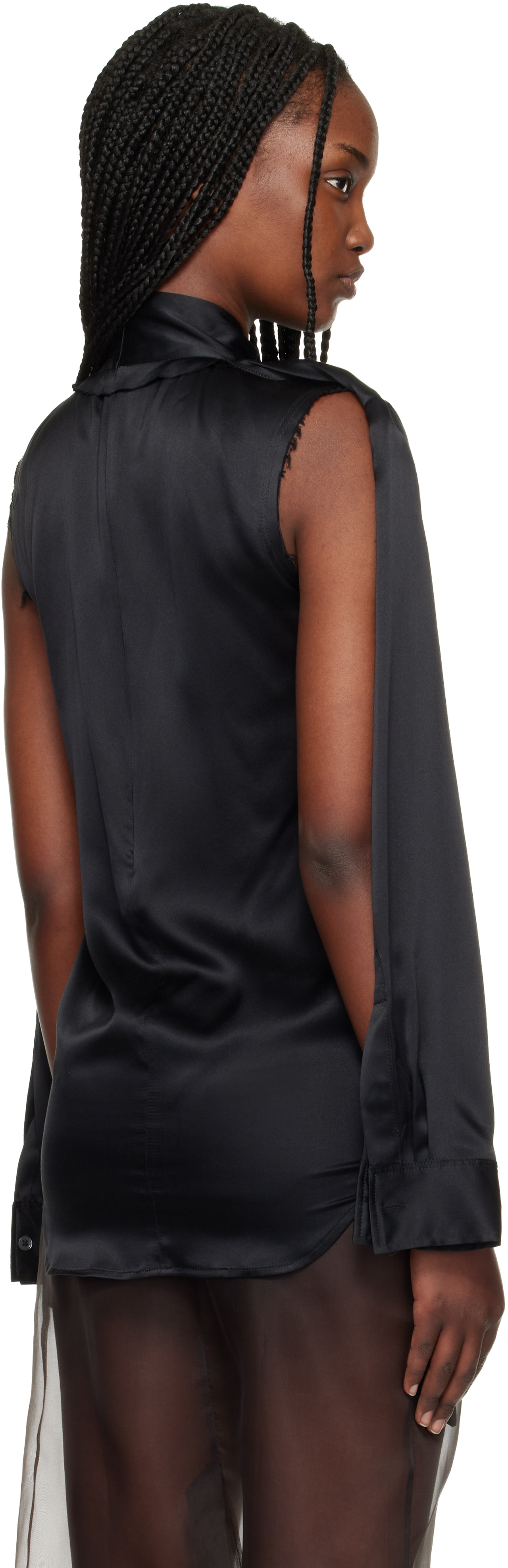 Black Double Blouse